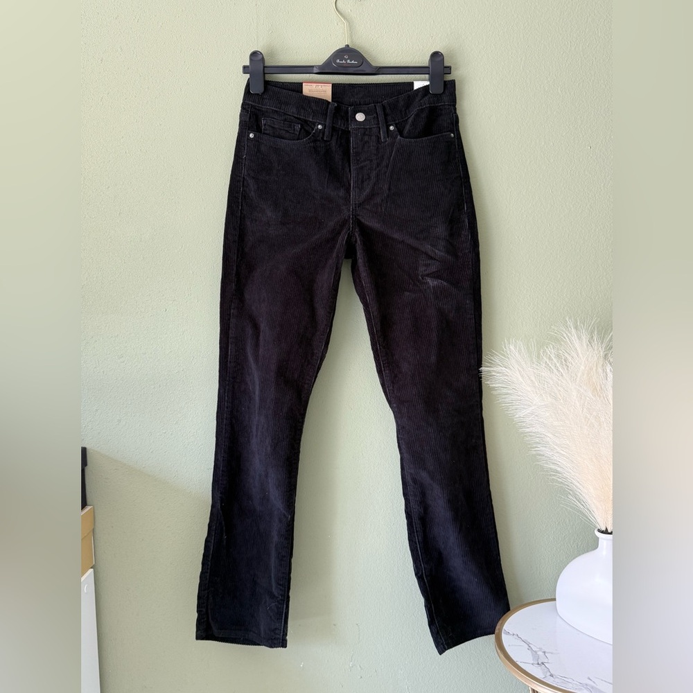 Levi's Black Corduroy Jeans men NWT 28*30